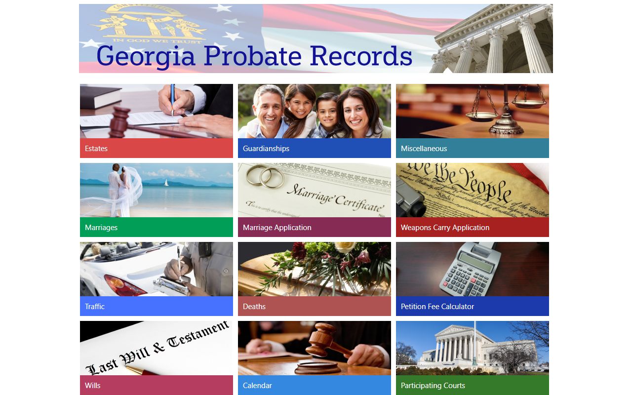Atkinson County court dockets Georgia Probate Records page