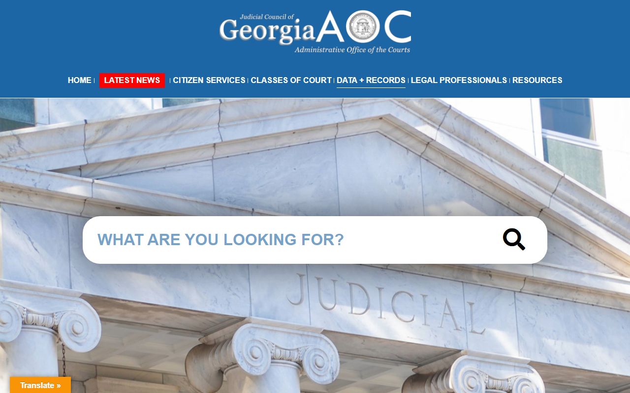 Atkinson County court records Georgia Courts data and records page