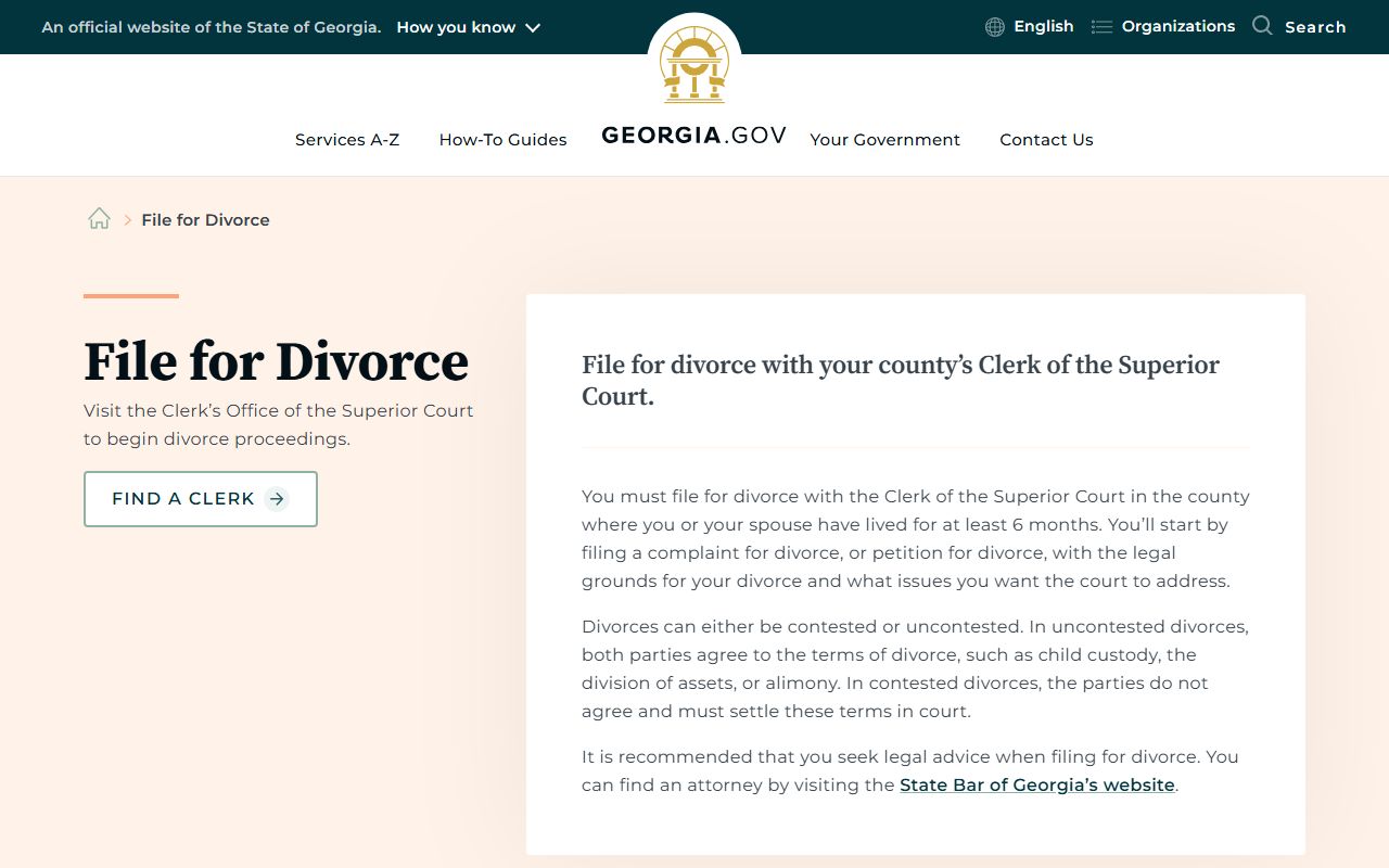 Atkinson County divorce records Georgia divorce filing guide